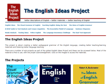 Tablet Screenshot of englishideas.org